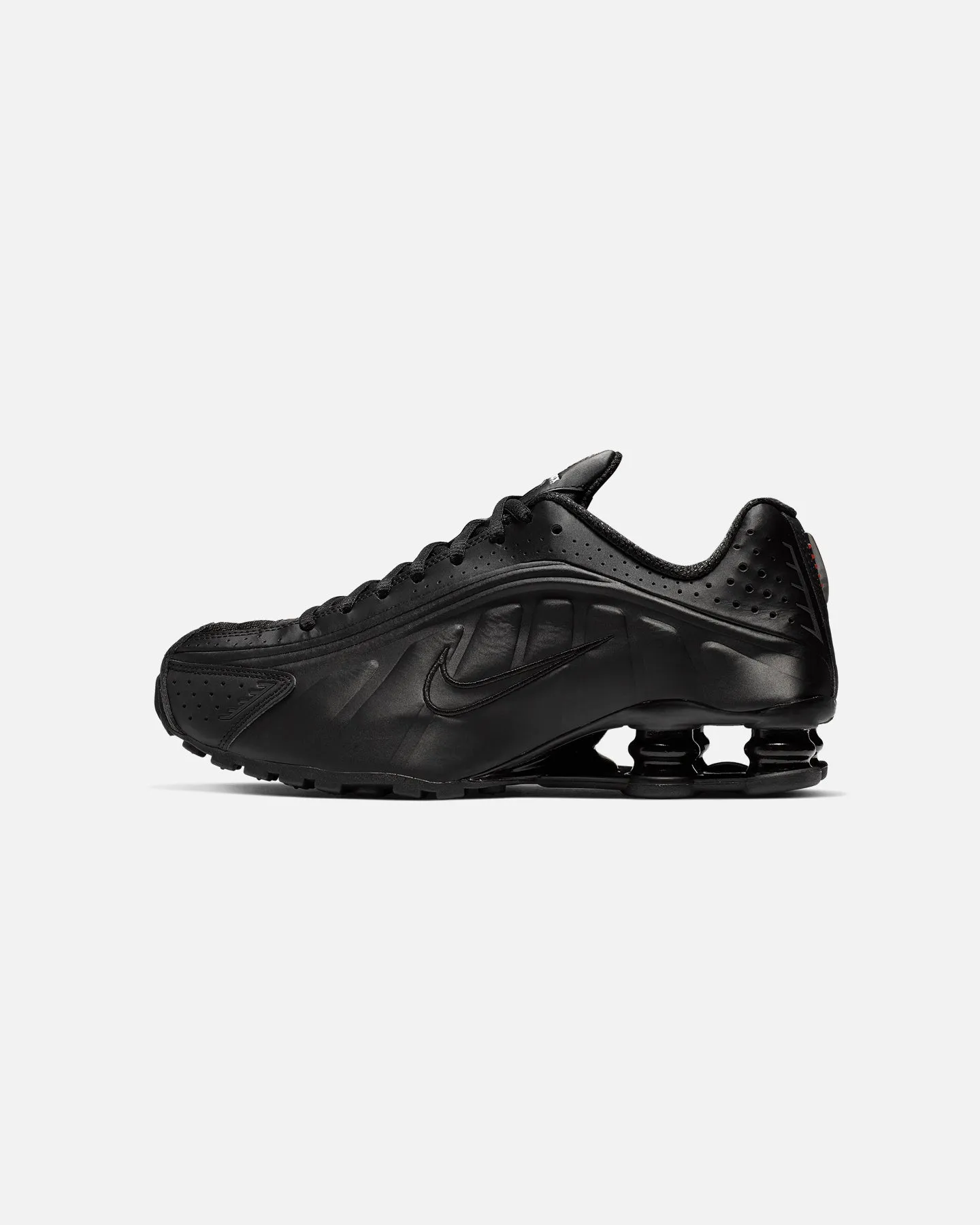 Stud Cool Slip On Style Nike Women's Shox R4 "Black" Black/Black