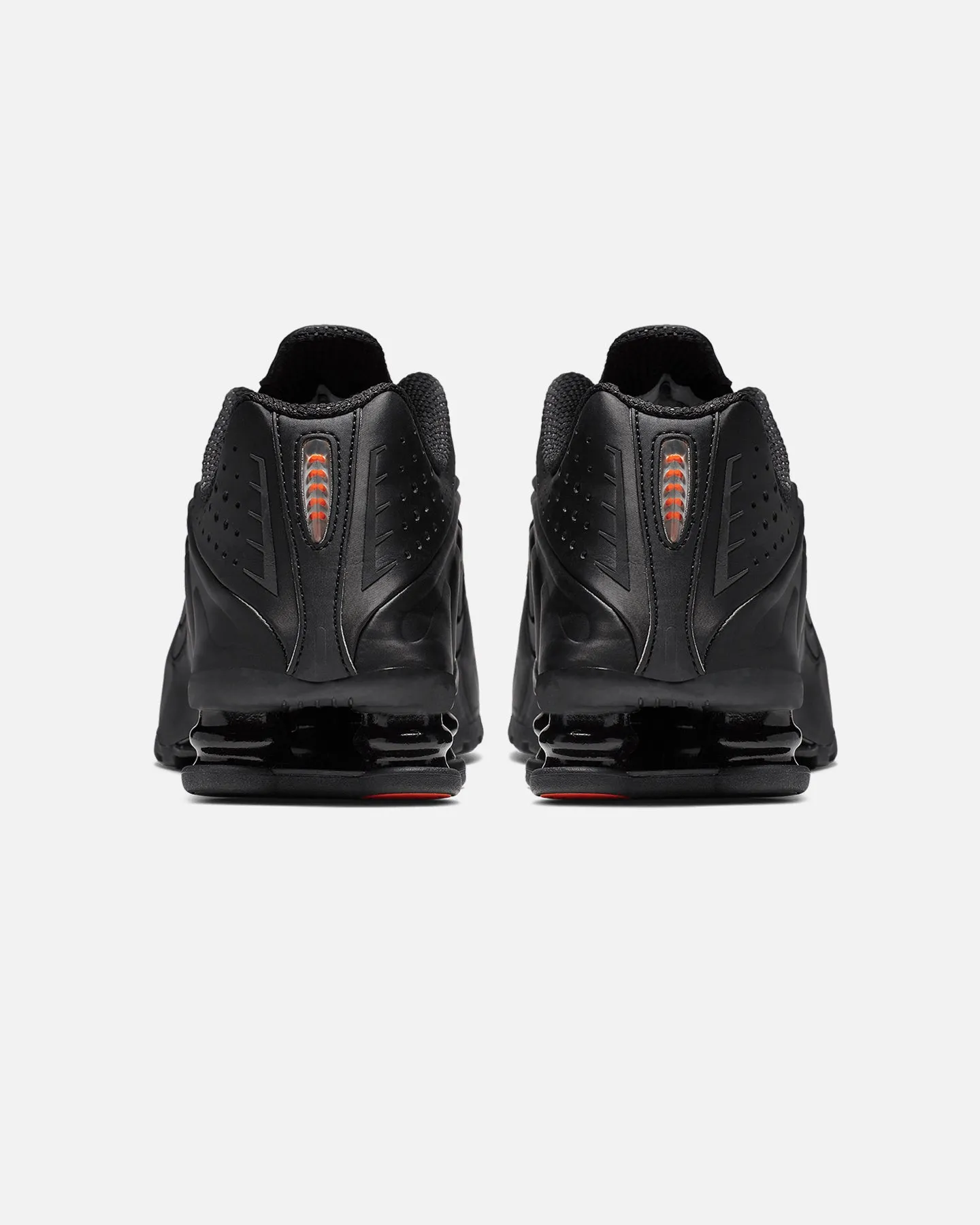 Durable Stitching Nike Women's Shox R4 "Black" Black/Black