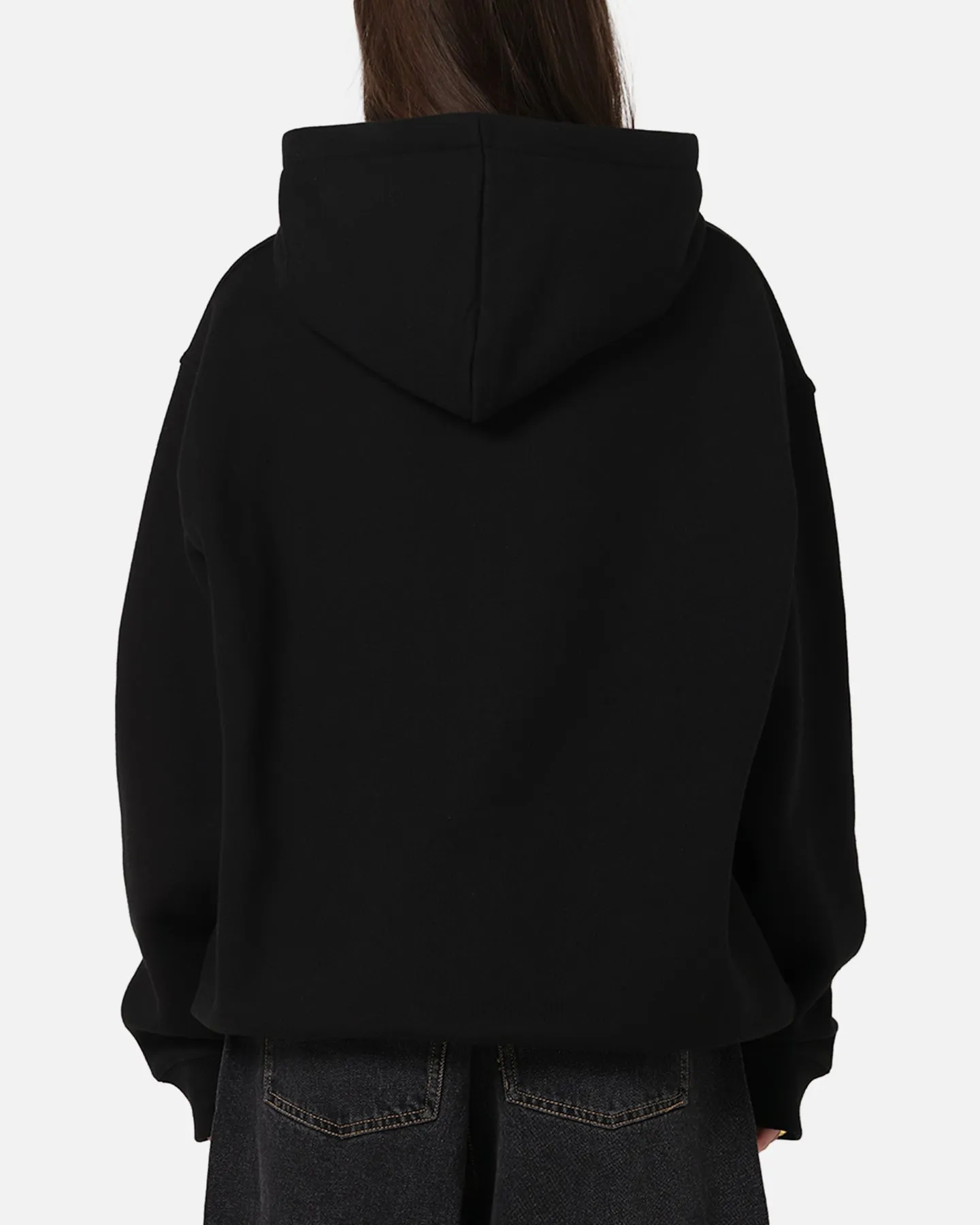 S Double Small Stock Hoodie Black Top Rated