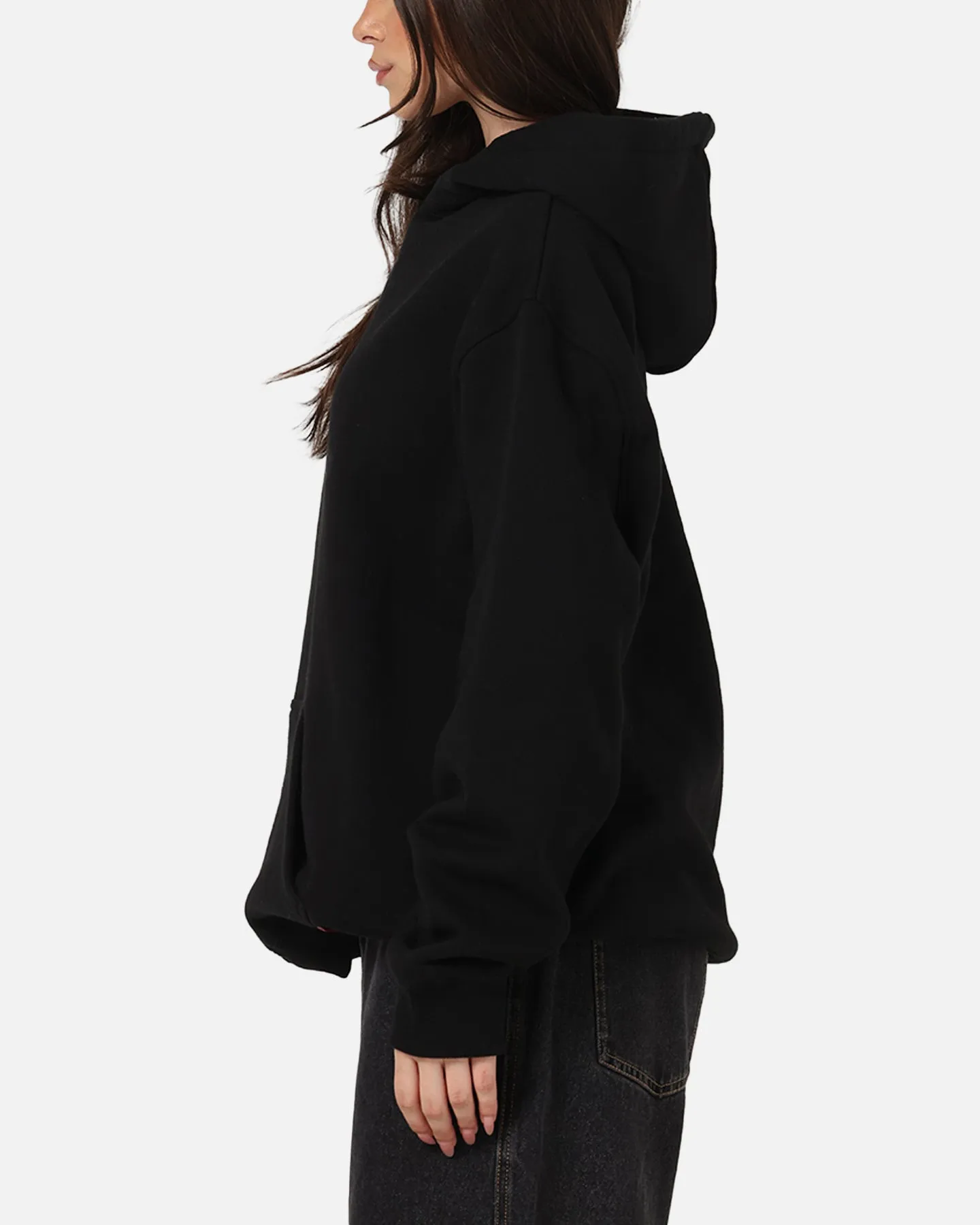 S Double Small Stock Hoodie Black Cold Weather Gear Bobcat like