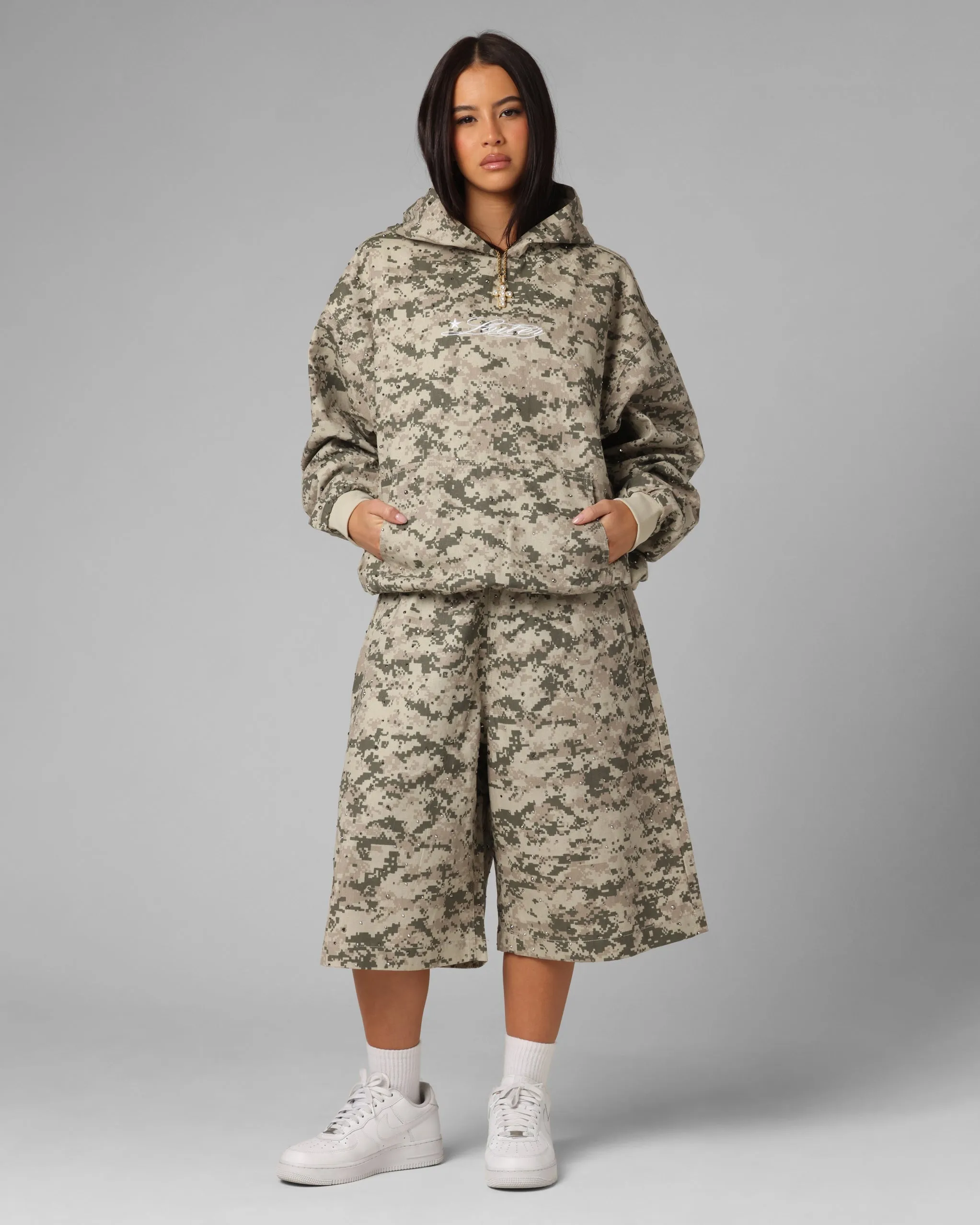 Loiter Hail Storm Premium Hoodie Digi Camo Trend Style