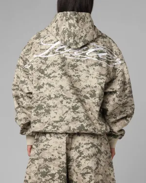 Youth Loiter Hail Storm Premium Hoodie Digi Camo