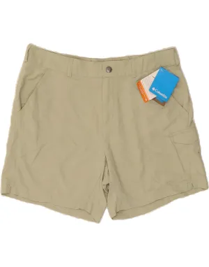 COLUMBIA Womens Cargo Shorts US 12 Large W34  Beige Nylon Summer Style