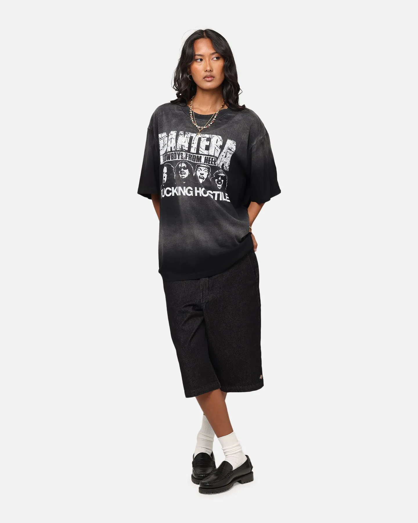 Comfort Apparel Pantera F#cking Hostile Vintage T-Shirt Washed Black