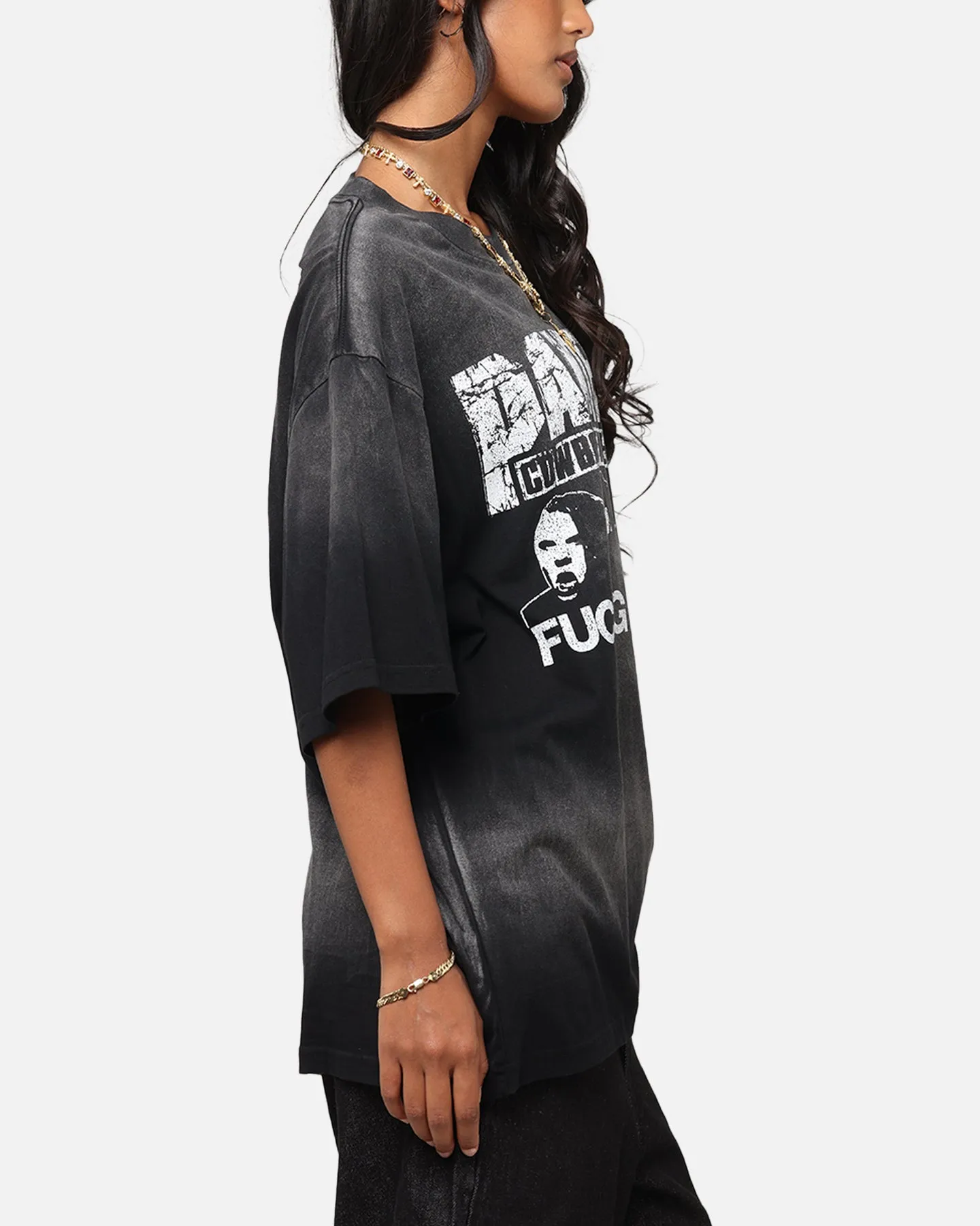 Pantera F#cking Hostile Vintage T-Shirt Washed Black Perfect Layering Light Breeze