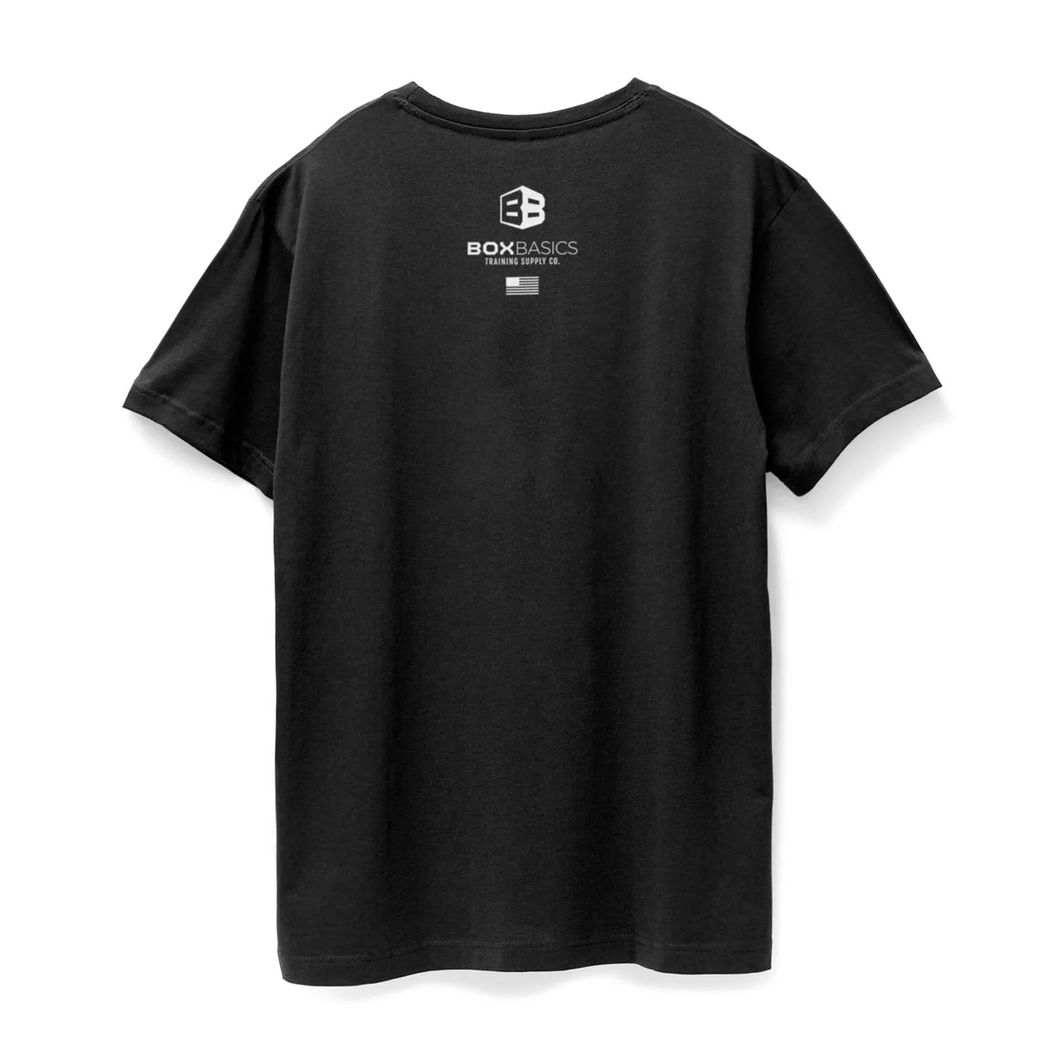 Box Basics Burpees Tee fade resistant color Stone Wash Process