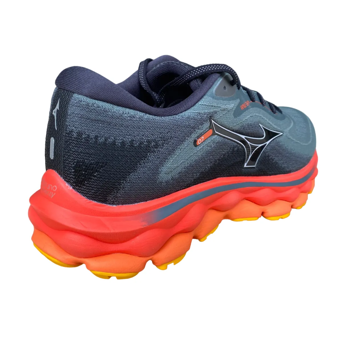 Mizuno scarpa da corsa da uomo Wave Sky 7 J1GC230251 grigio arancio running in mud shoes