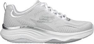 Ankle Lockdown Skechers scarpa da palestra D'Lux Fitness Pure Glam 149837/WSL bianco argento