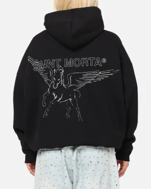 school setting Pika like Saint Morta Liberty Boxy Hoodie Black