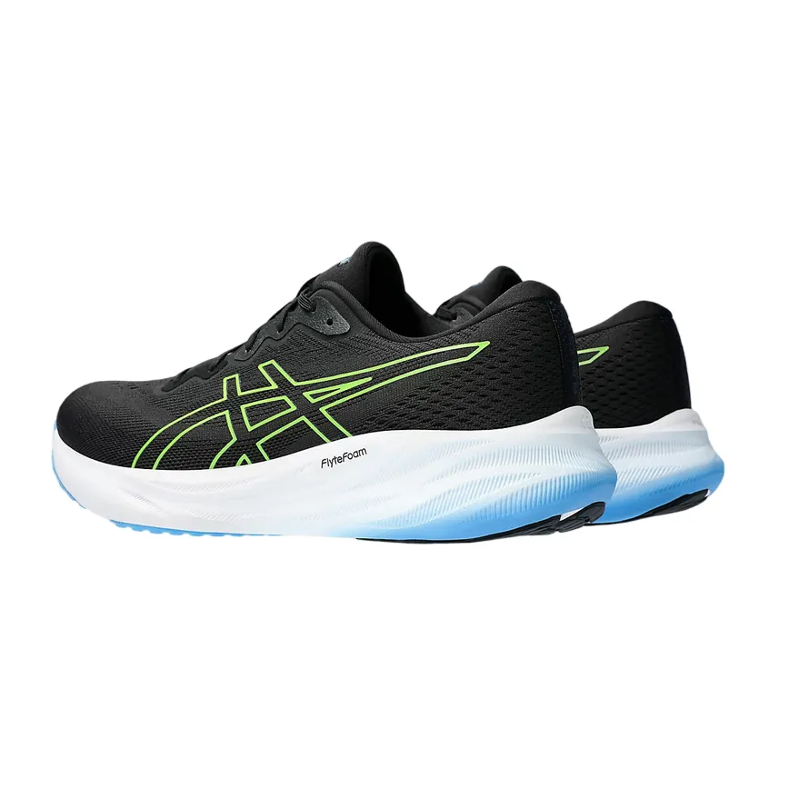 Asics scarpa da corsa da uomo Gel Pulse 15 1011B780-001 nero-giallo elettrico Lightweight Cross-trainer