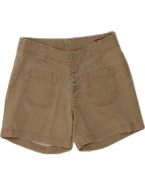 LEVI'S Womens Denim Shorts US 2 XS W28  Beige Cotton Chill Mood Everyday Feel