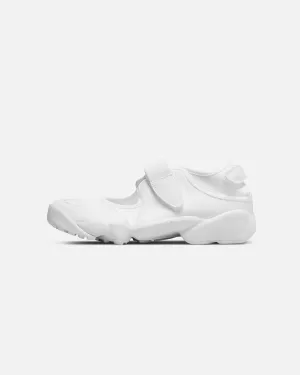 Color Mix Stretch Fabric Work Commute Nike Women's Air Rift Breathe White/White