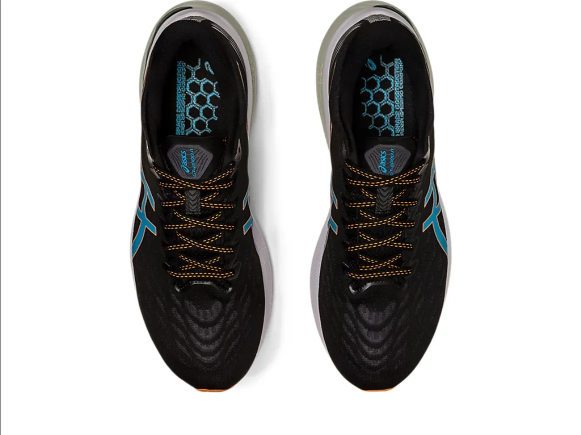 Asics scarpa da corsa da uomo GT-2000 11 1011B441 006 nero pesca Pronation Control Structure