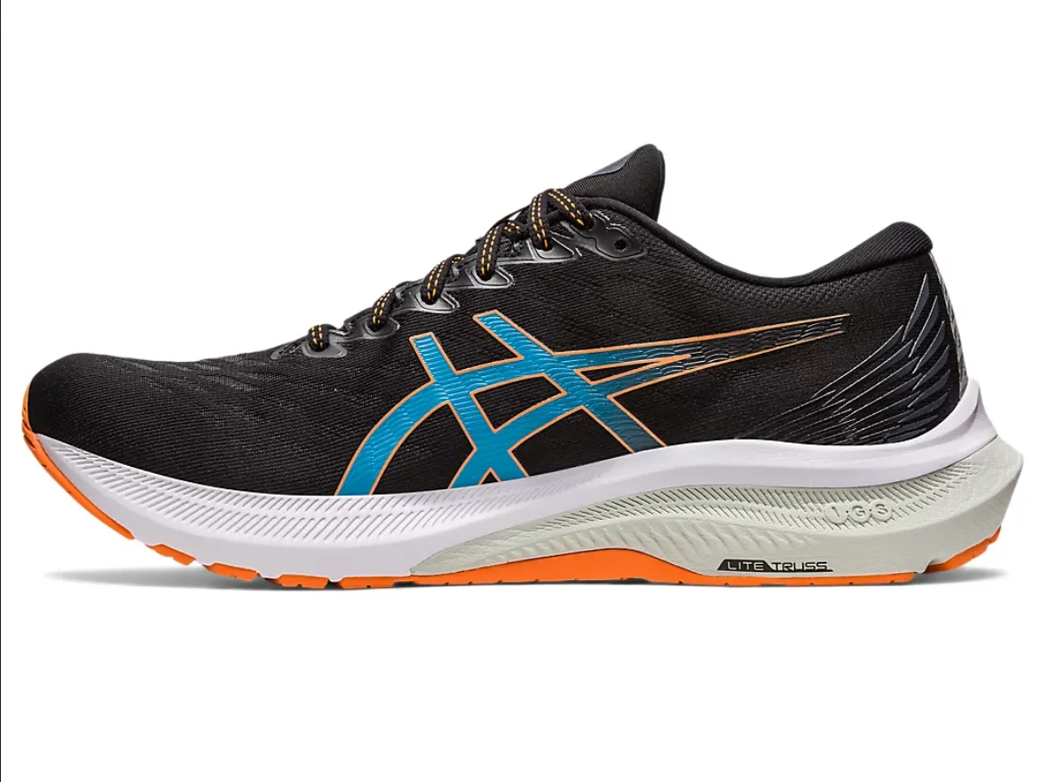 Asics scarpa da corsa da uomo GT-2000 11 1011B441 006 nero pesca Pressure Dispersion Plate running with a headband