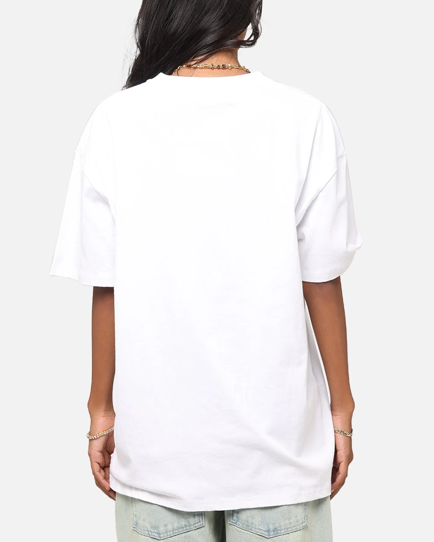 Carre Link T-Shirt White Soft and Stylish Heathered Fabric