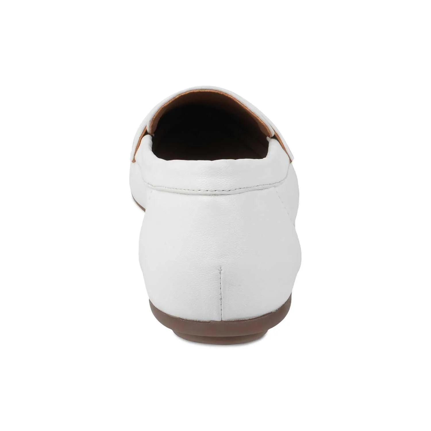 Tresmode Snappy White Women's Casual Loafers Party Ease Soft Breeze