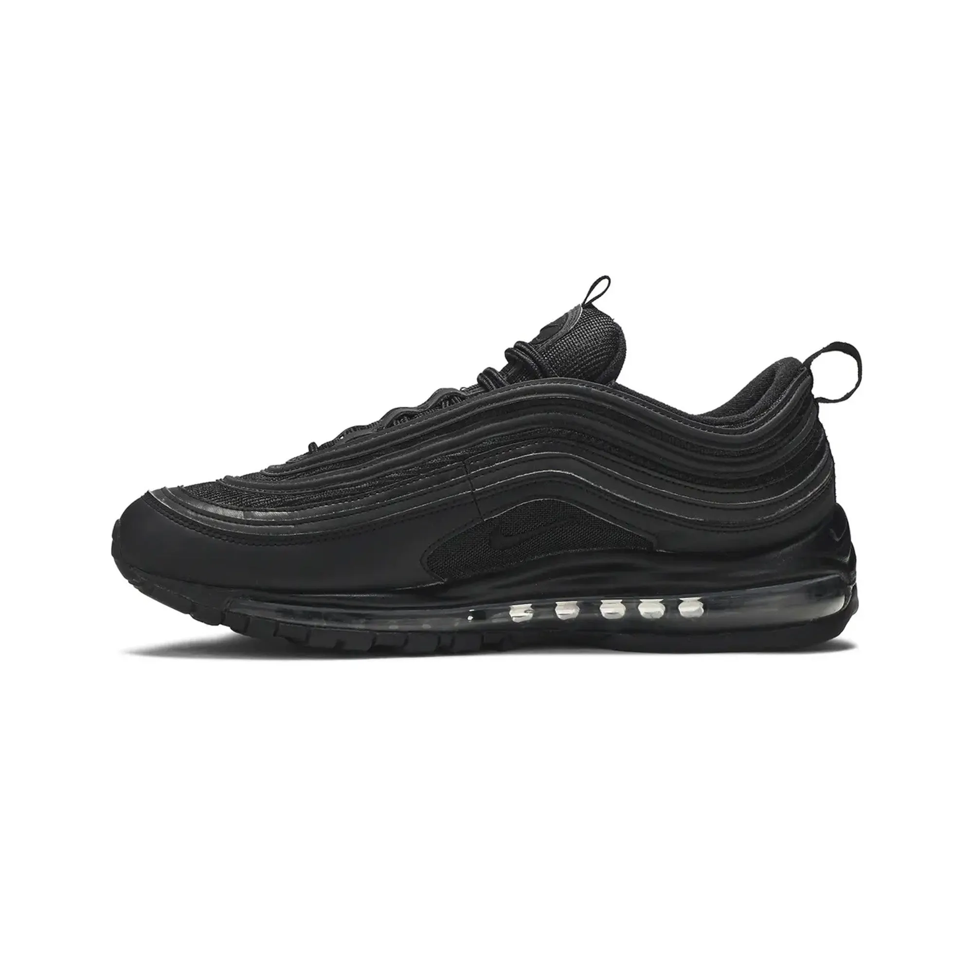 Nike Air Max 97 'Triple Black' (2018) running in hilly terrain shoes evening running
