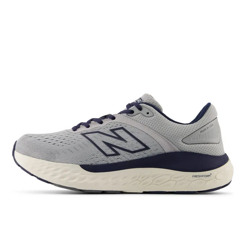 Suede Fresh Foam X 1540v4 - Aluminum Grey with NB Navy - Men's