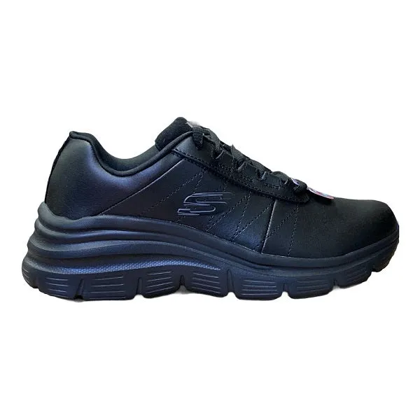 Skechers scarpa sneakers da donna Fashion Fit Effortless 149473/BBK nero aerobic - efficient sole