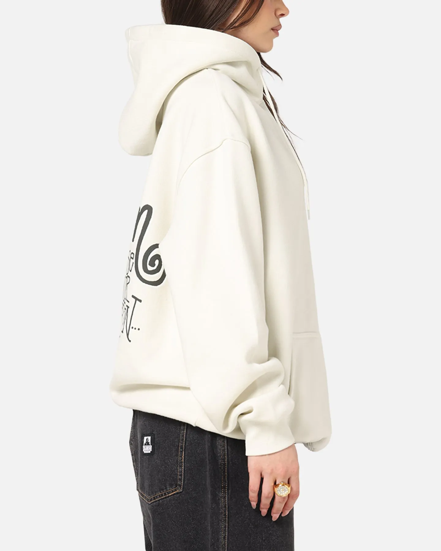 train journey S Double Choose Your Weapon Hoodie Washed White