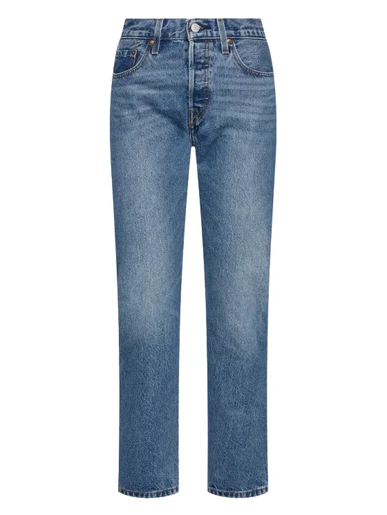 Adaptive Look All Season Style Levi's pantalone jeans da donna corto 501 Cropped 36200-0236 blu medio