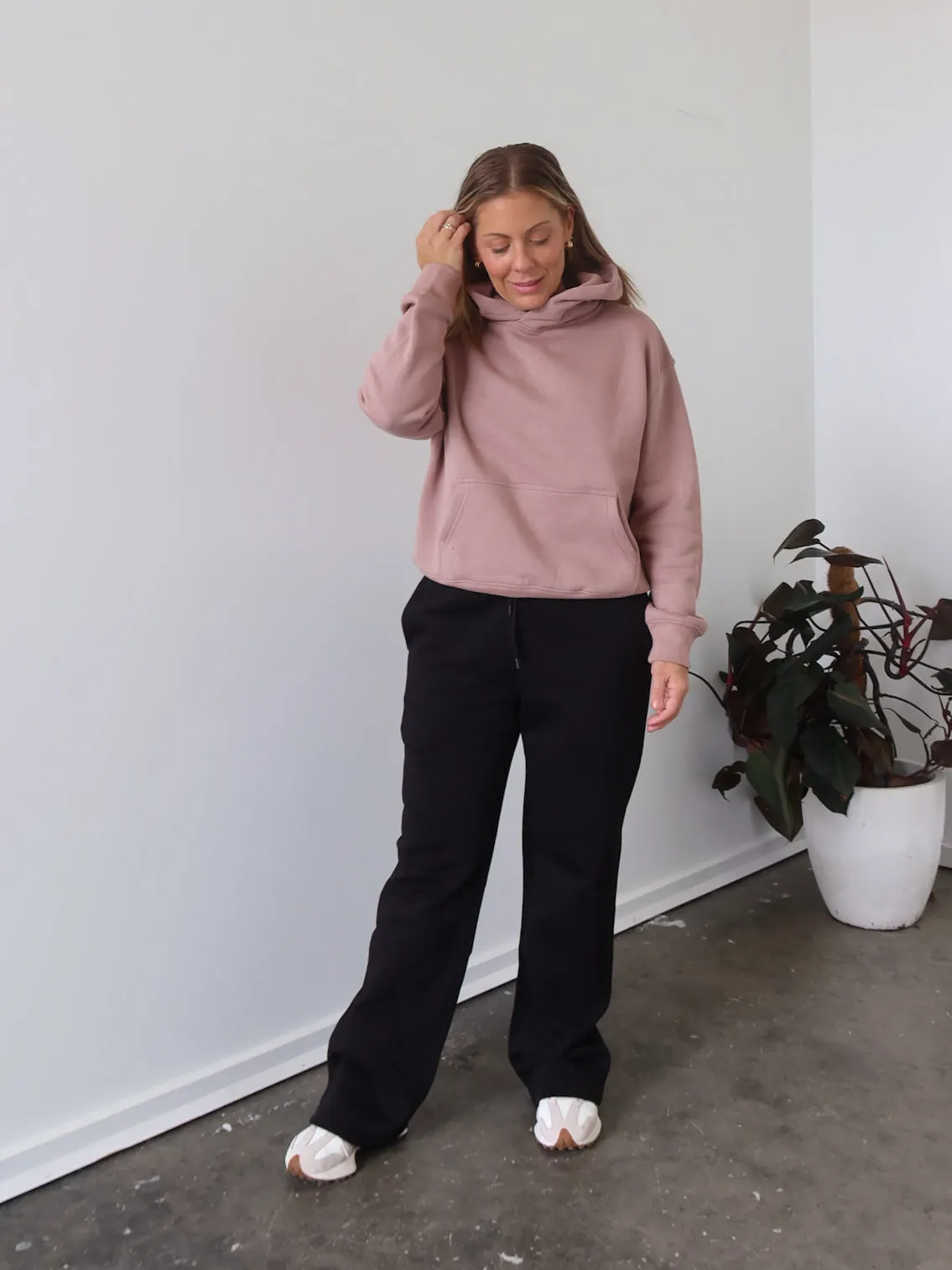 Frankie Hoodie - Hazy Pink Surfing wear