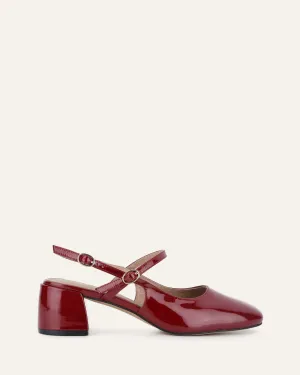 Performance JENNA LOW HEELS RUBY RED PATENT