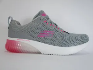 Skechers scarpa fitness da donna Skech Air Ultra Flex 13290 LGHP grigio chiaro Enhanced Energy Recovery