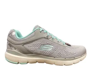 Rebound Cushioning running in relay races shoes Skechers sneakers da donna Flex Apple 3.0 Moving Fast 13059 GYMN grigio