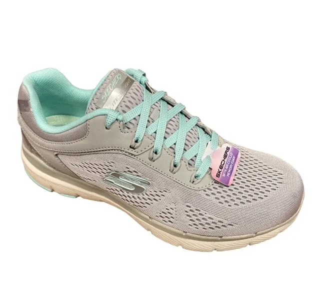 UV - protection shoes Skechers sneakers da donna Flex Apple 3.0 Moving Fast 13059 GYMN grigio