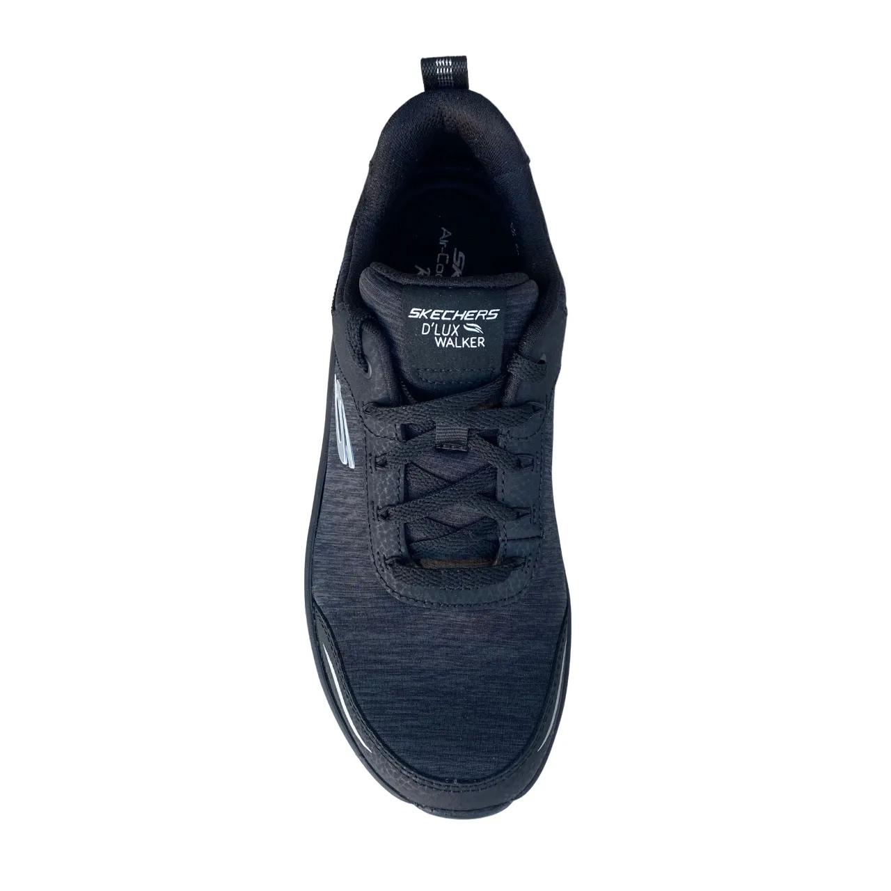 Breathable Outsole Vents Skechers scarpa da passeggiata da donna D'Lux Walker Cool Groove 149336/BKW nero-bianco