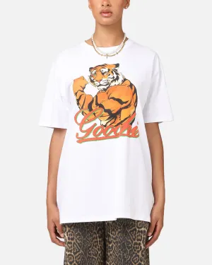 Secret Club Goochi Strong Tiger T-Shirt White Tagless Comfort
