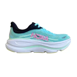 Hoka One One scarpa da corsa da donna Bondi 9 1162012-BTF menta fluo Hygiene Lining oval track running option