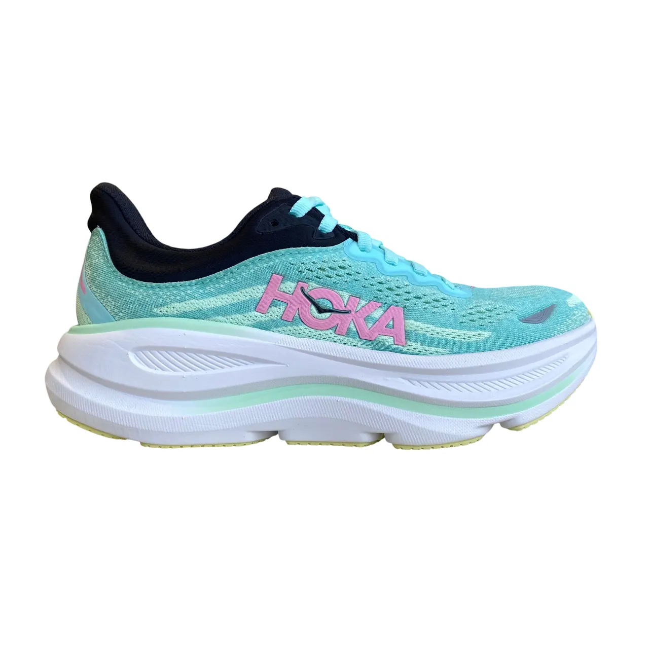 Sustainable Midsole Compound Hoka One One scarpa da corsa da donna Bondi 9 1162012-BTF menta fluo