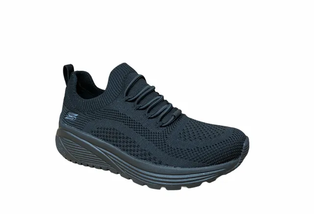 active shoes option competition edge Skechers scarpa sneakers da donna Bobs Sparrow 2.0 Allegiance Crew 117027/BBK nero