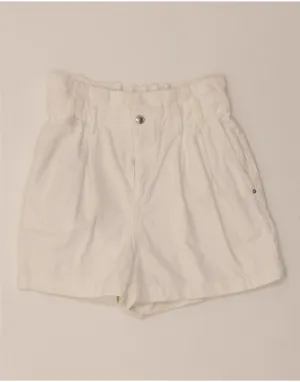 maternity option Antibacterial ZARA Womens Denim Shorts EU 40 Medium W32  White