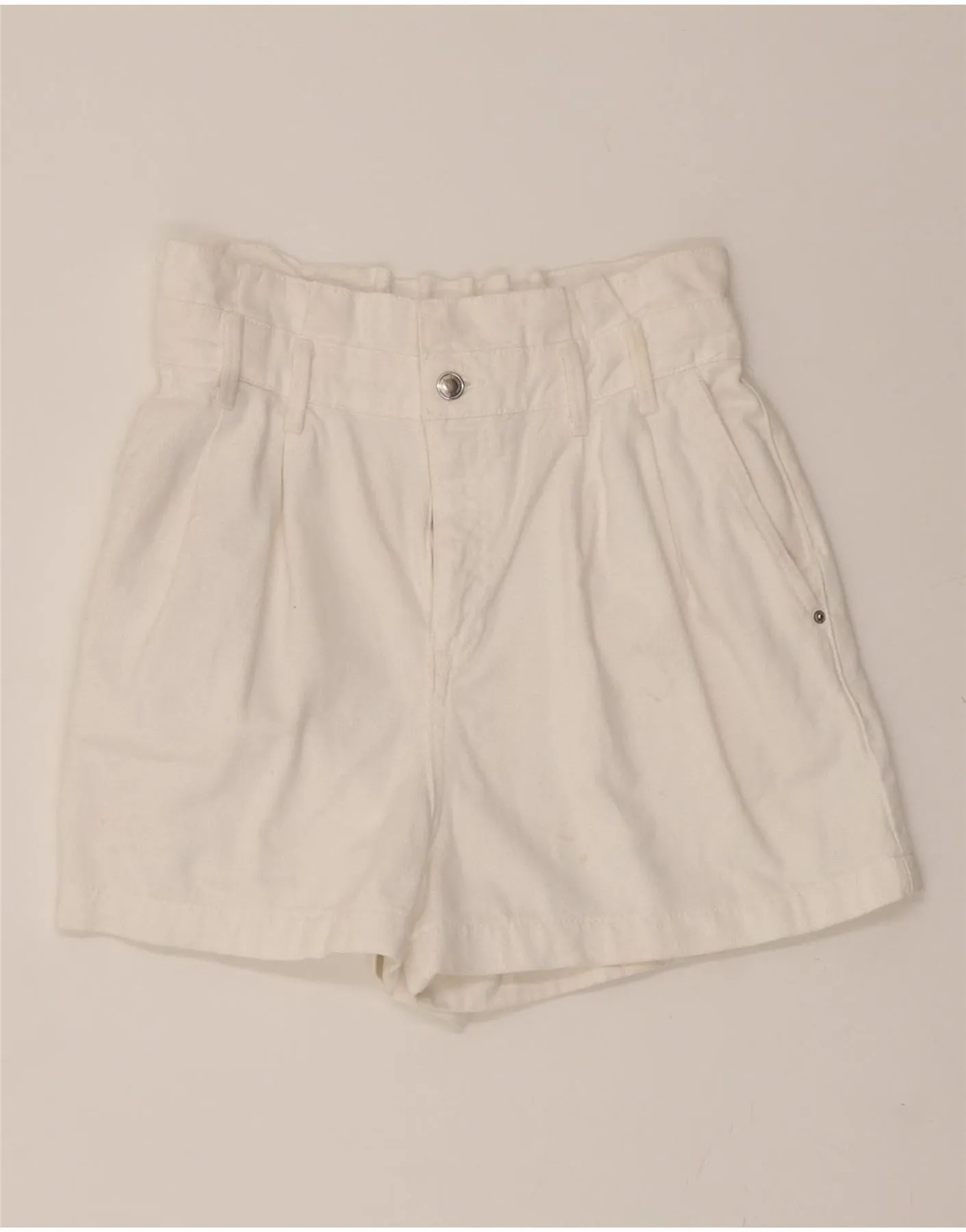 maternity option Antibacterial ZARA Womens Denim Shorts EU 40 Medium W32  White