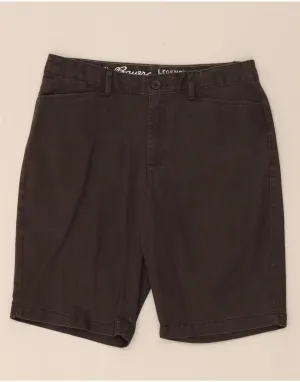 UPF Protection EDDIE BAUER Womens Casual Shorts US 10 Large W32  Grey Cotton