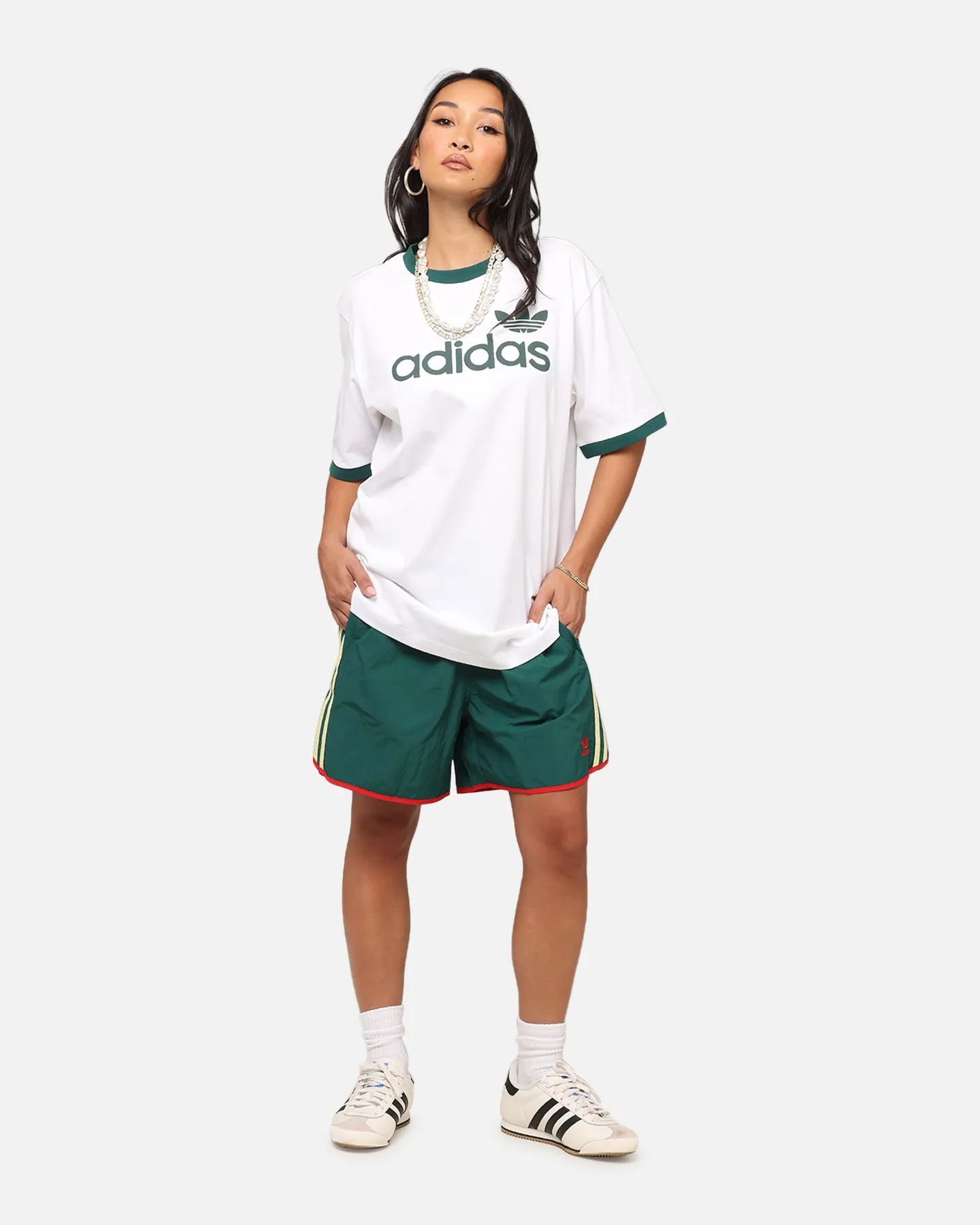 Adidas Simple T-Shirt White easygoing look