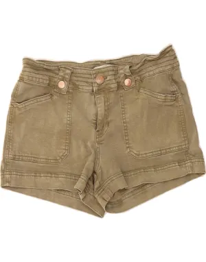 BKE Womens Casual Shorts W27 Small  Beige Modal Urban Style