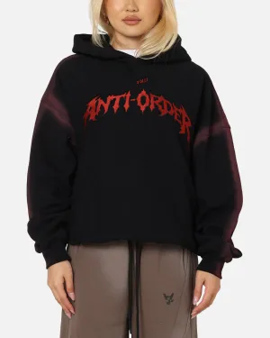 Tapir like Non Fade Technology The Anti Order Mosh Boxy Hoodie Sunfade Black/Red