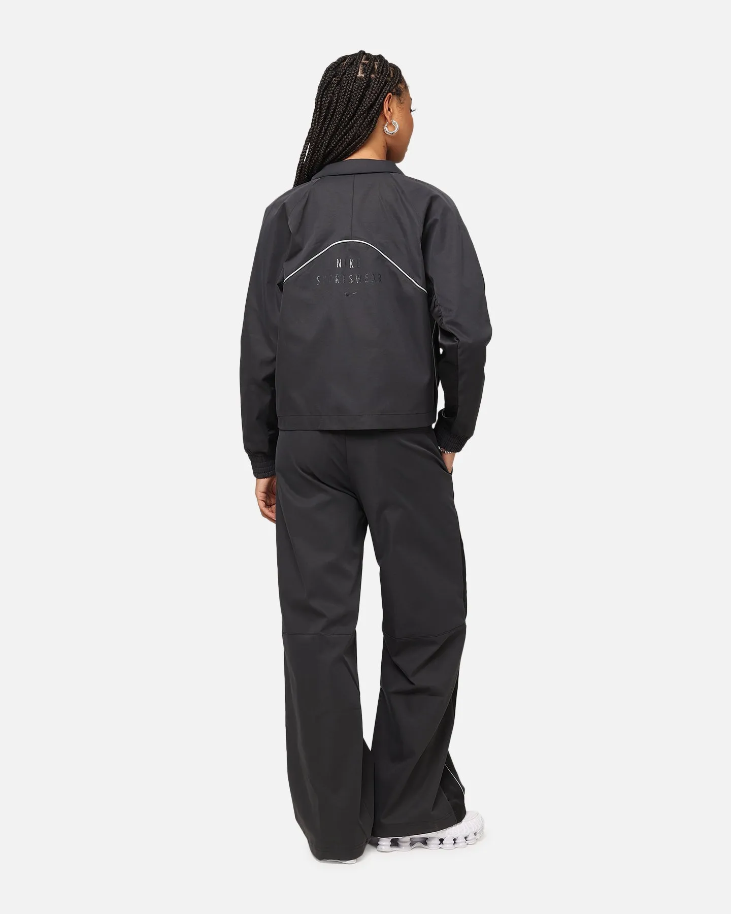 Reward Nike Women's Sportswear Woven Full Zip Jacket Black/Black