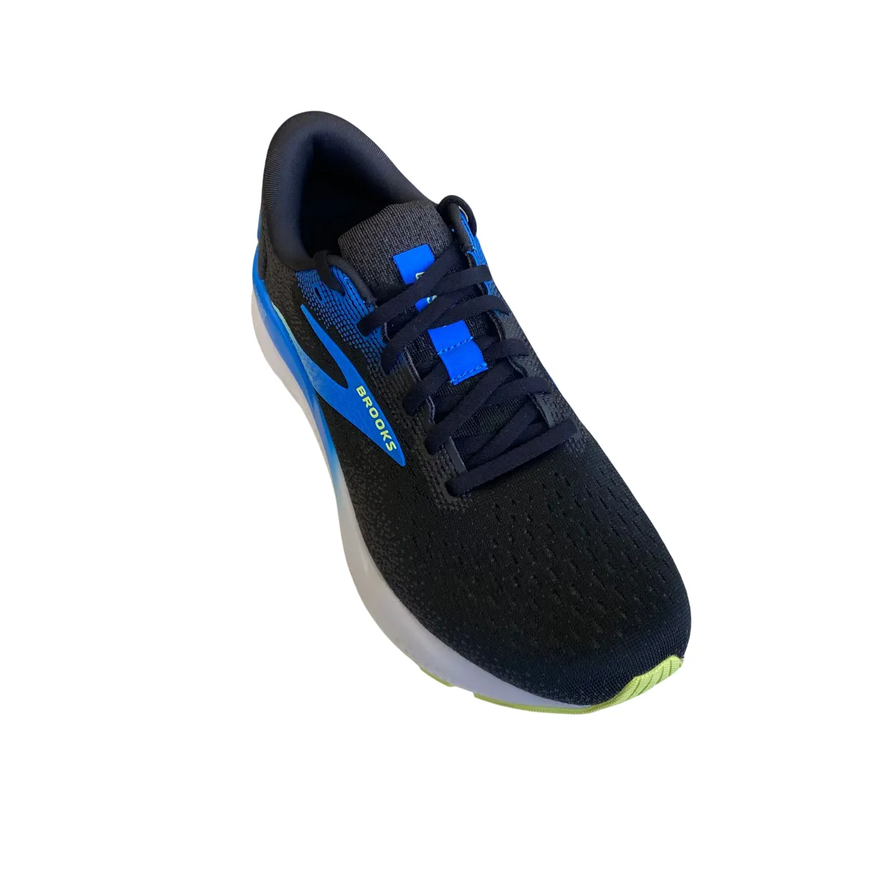Brooks scarpa da corsa da uomo Ghost 16 1104181D 002 nero-cobalto-giallo Durable TPU Guide