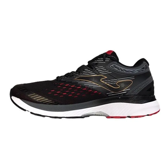 Joma scarpa da corsa da uomo R.HISPALIS men 2001 nero oro Flexibility Improvement Perforated Tongue Construction