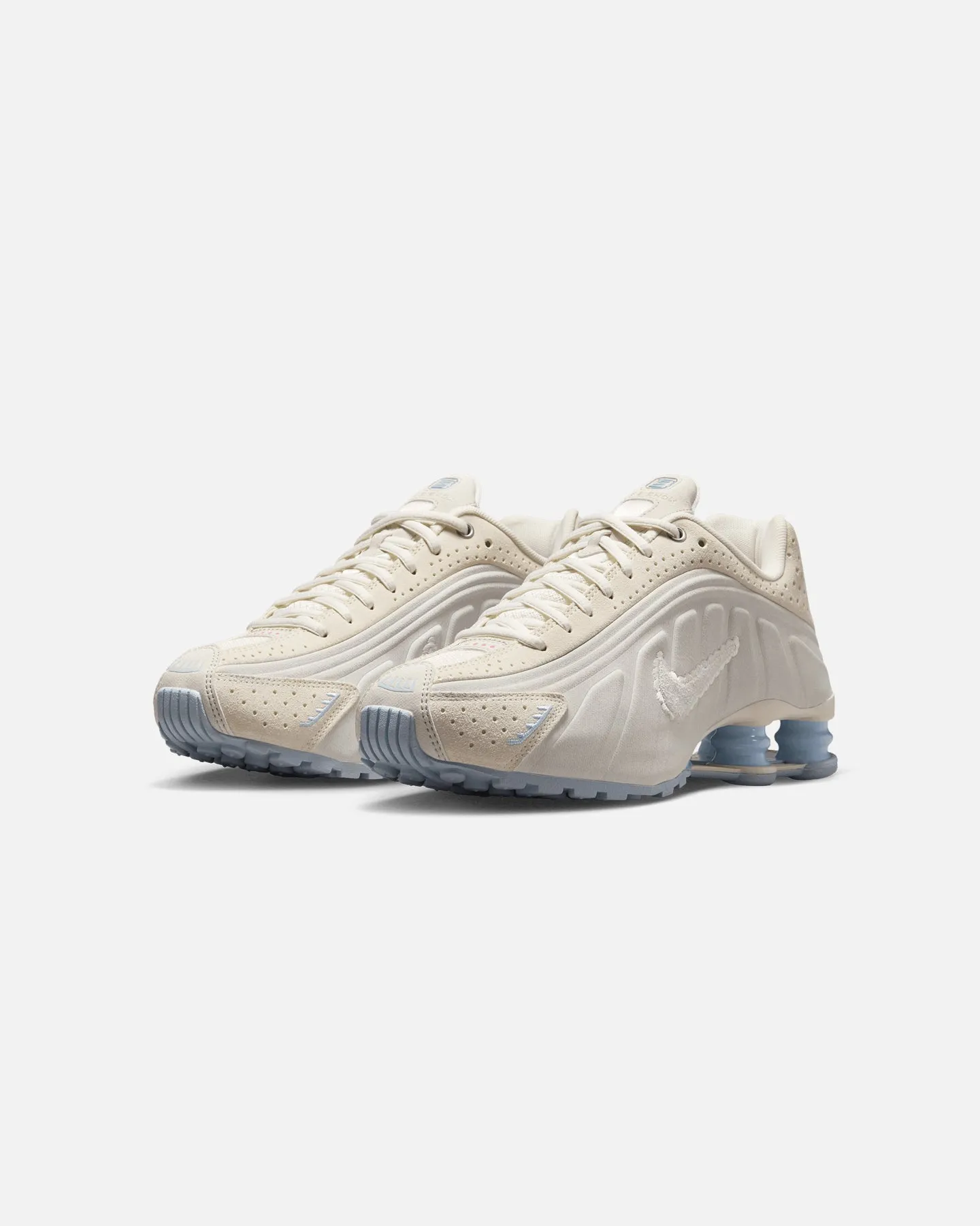 Nike Women's Shox R4 Pale Ivory Breathable Indoor Fitness