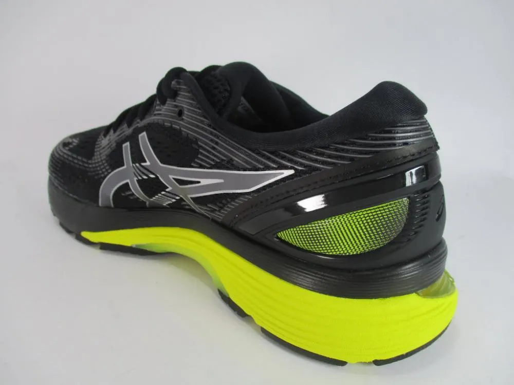 Asics scarpa da corsa da uomo Gel Nimbus 21 1011A169 003 nero giallo limone flat running remarkable durability