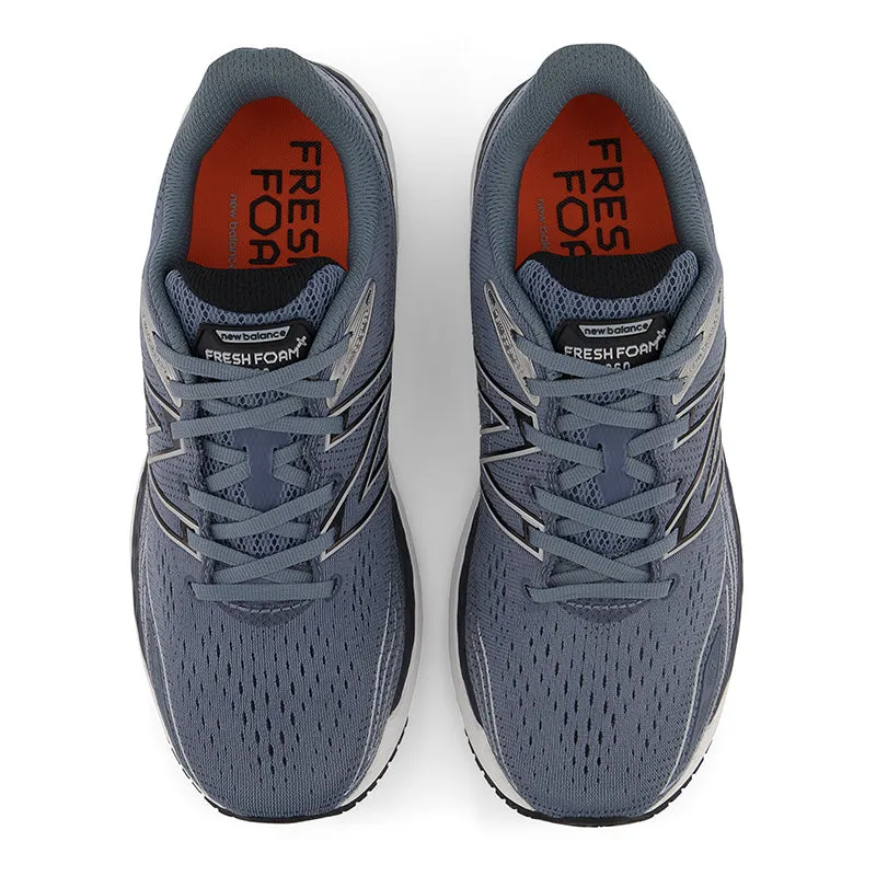 Fresh Foam X 860v12 - Ocean Grey with Light Slate and Black - Men's proprioception - enhancing shoes jogging shoe add - ons
