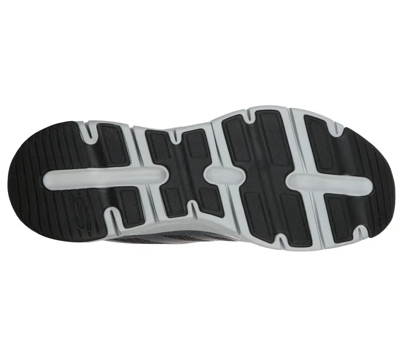3D Layered Cushioning Fast pace Skechers Arch Fit Charge Back 232042/CCBK charcoal-black