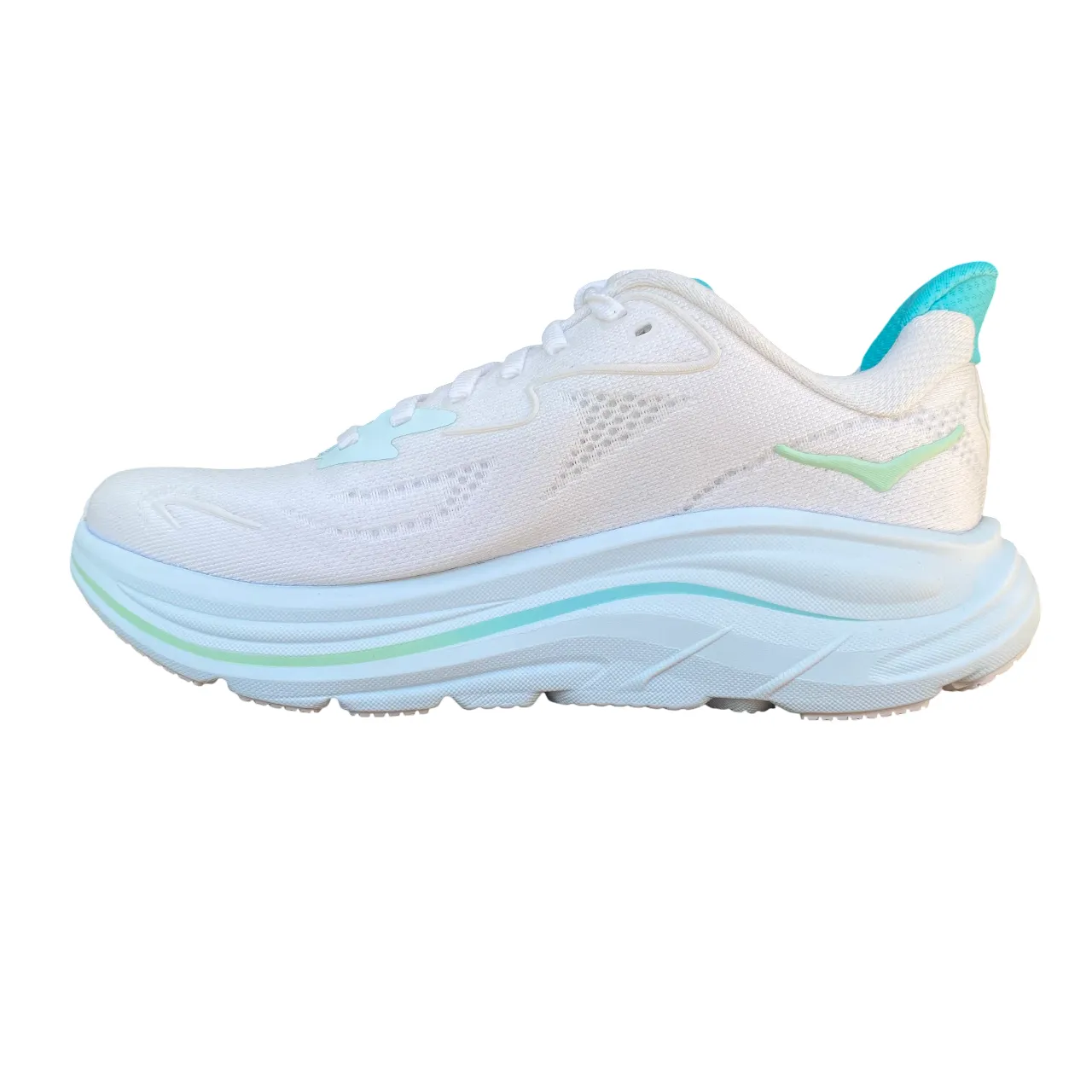 Hoka One One scarpa da corsa da donna Clifton 10 1162031-WTCL bianco-cielo innovation - brand shoes