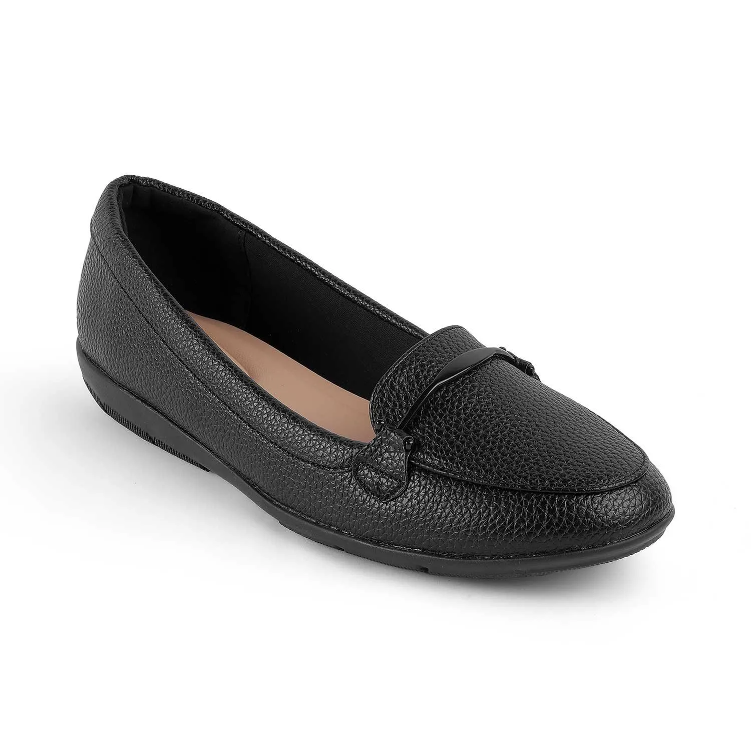 Tresmode Rujer Black Women's Casual Loafers Food Market Trend Breeze